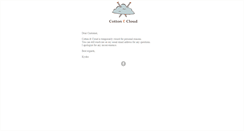 Desktop Screenshot of cottonandcloud.com